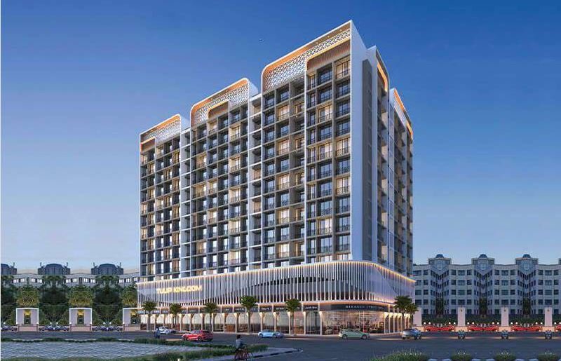 Spacious 2 BHK Living Room Interior at Tulip Infra Project Ulwe